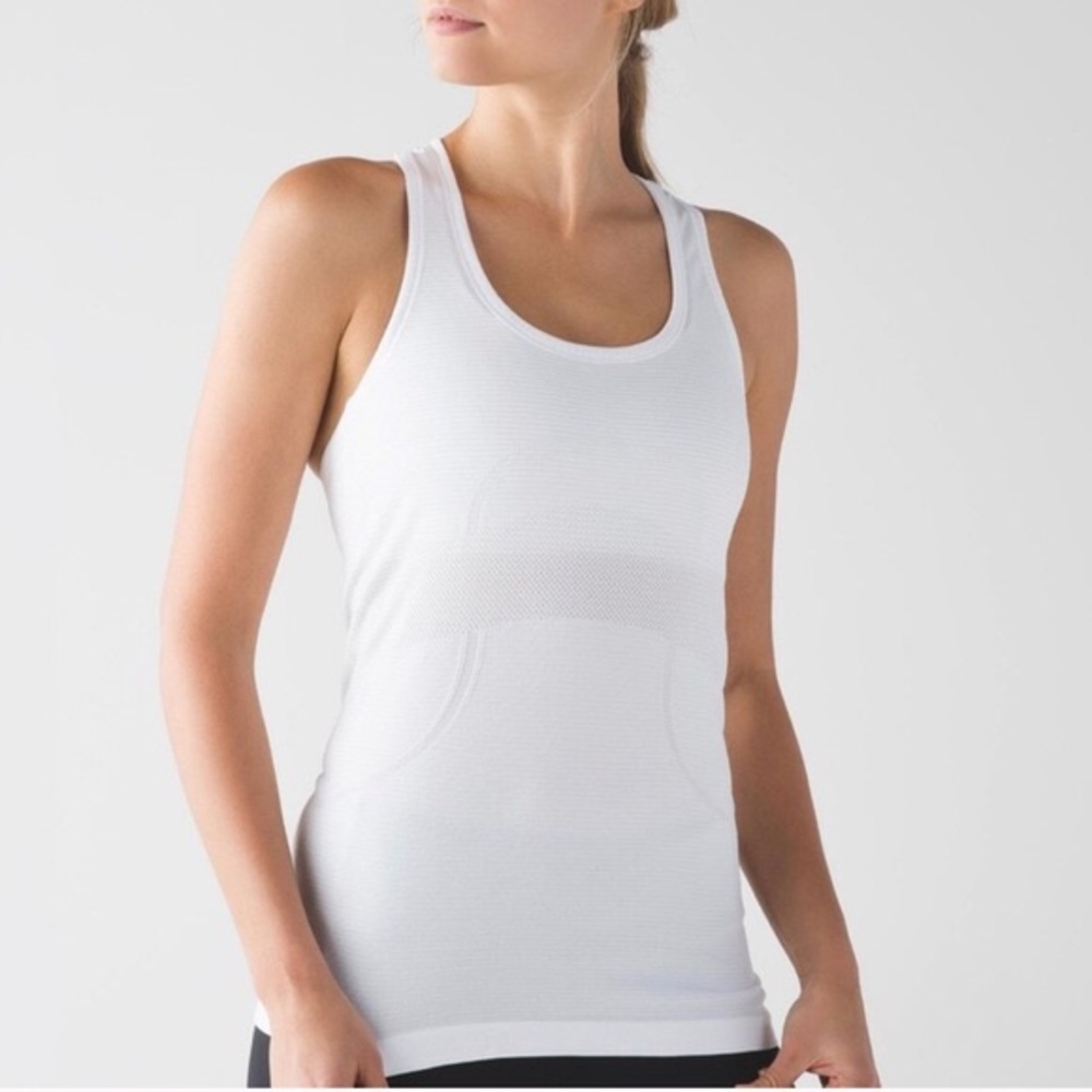 Lululemon white swiftly tank
